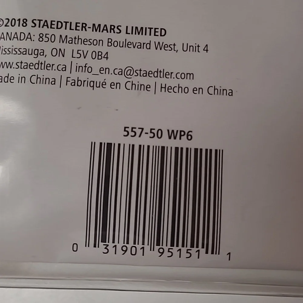 Student Math Set - Protractor, Pencil Compass, Ruler, etc. - Picture 3 of 5